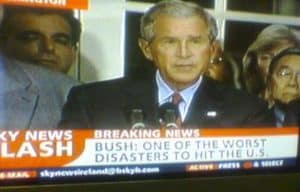 sky news bush is a disaster